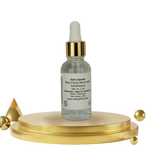 Glow facial Serum with Dimethicone.  For all skin types